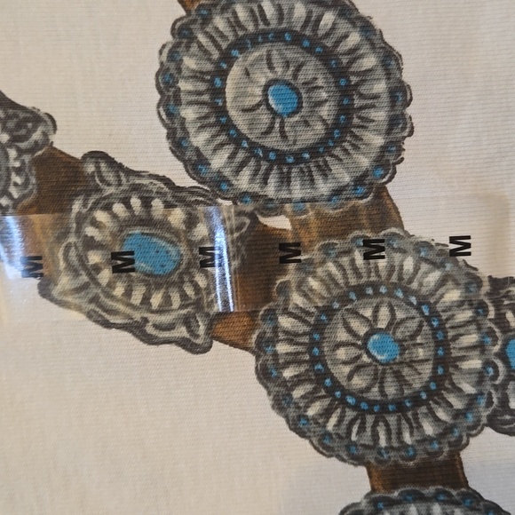 Lauren Ralph Lauren Black Label Western Belt Design Tee - Picture 2 of 6